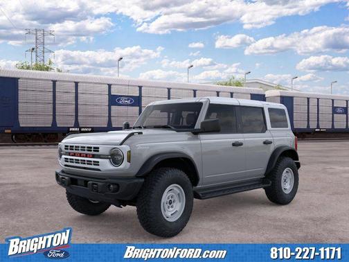Avalanche Gray 2026 Ford Bronco Heritage Edition