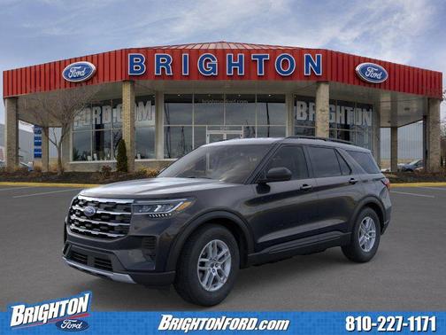 Agate Black Metallic 2026 Ford Explorer Active