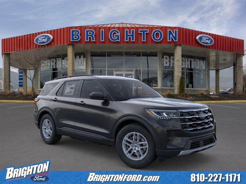 Agate Black Metallic 2026 Ford Explorer Active