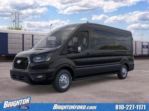 Agate Black Metallic 2026 Ford Transit-350 XLT