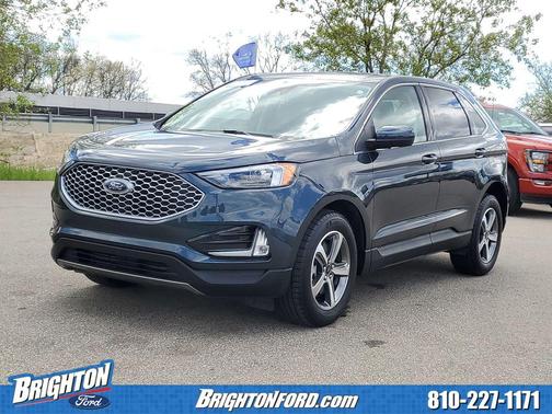 Blue Metallic 2024 Ford Edge SEL