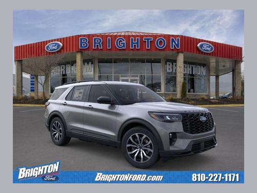 Carbonized Gray Metallic 2026 Ford Explorer ST-Line