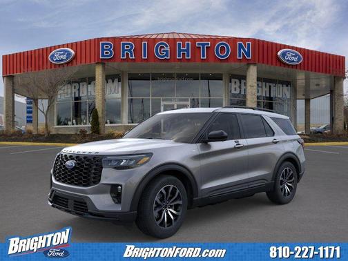 Carbonized Gray Metallic 2026 Ford Explorer ST-Line