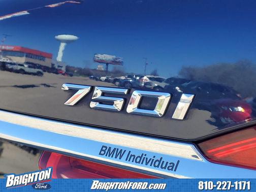 Imperial Blue Metallic 2016 BMW 750 i xDrive