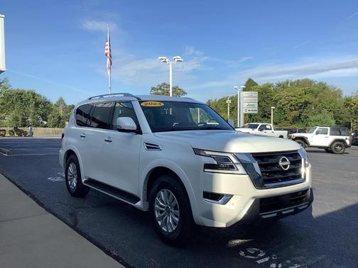 Aspen White 2024 Nissan Armada SV