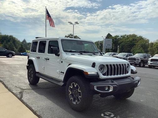 White 2027 Jeep Wrangler Sahara