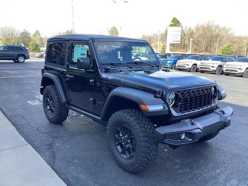 Black 2026 Jeep Wrangler Sport