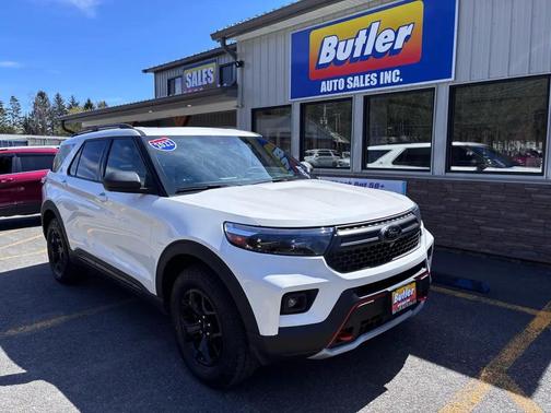 Star White Metallic Tri-Coat 2022 Ford Explorer Timberline