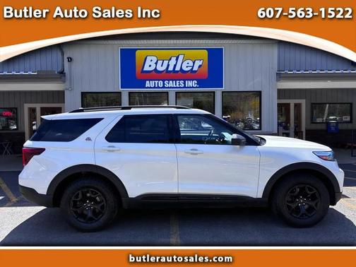 Star White Metallic Tri-Coat 2022 Ford Explorer Timberline