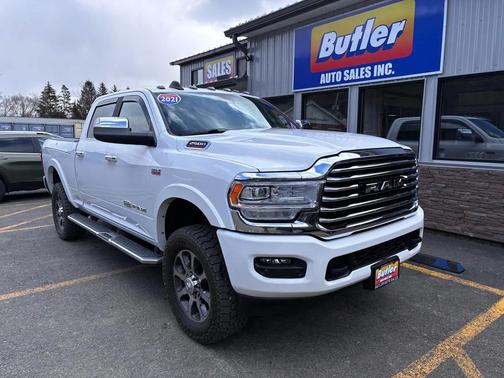 Bright White Clearcoat 2021 RAM 2500 Longhorn