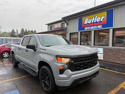 Gray 2024 Chevrolet Silverado 1500 Custom