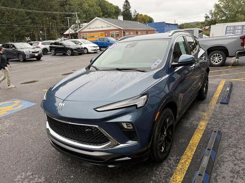 Ocean Blue Metallic 2024 Buick Encore GX Sport Touring