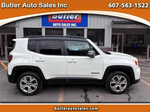 Alpine White Clearcoat 2019 Jeep Renegade Limited