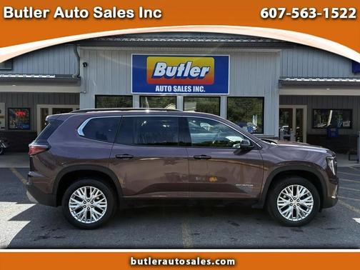 Purple 2024 GMC Acadia Elevation