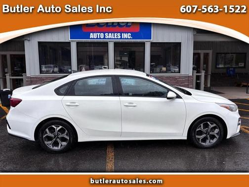 Clear White 2019 Kia Forte LXS