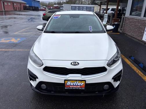 Clear White 2019 Kia Forte LXS