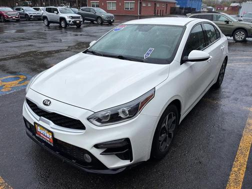 Clear White 2019 Kia Forte LXS