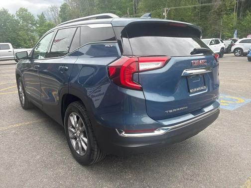 Blue 2024 GMC Terrain SLT