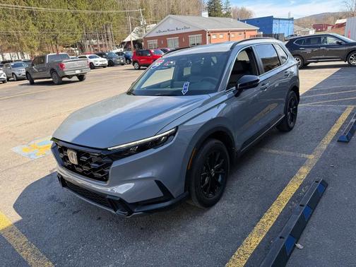 Gray 2025 Honda CR-V Hybrid Sport AWD
