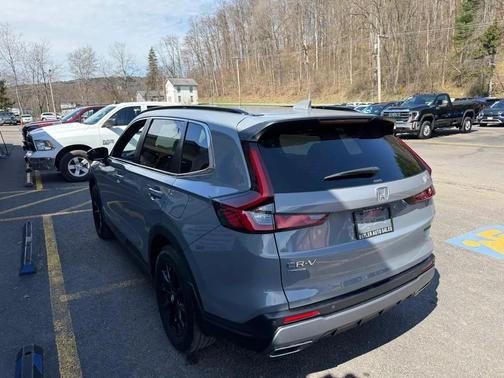 Gray 2025 Honda CR-V Hybrid Sport AWD