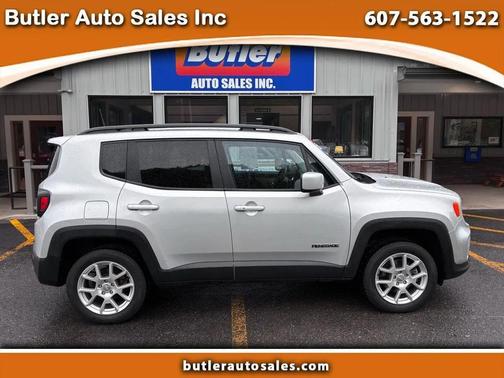 Glacier Metallic Clearcoat 2019 Jeep Renegade Latitude