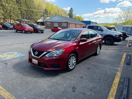 Red 2019 Nissan Sentra SV