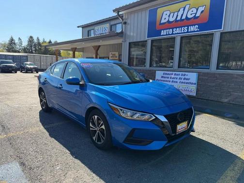 Electric Blue Metallic 2023 Nissan Sentra SV