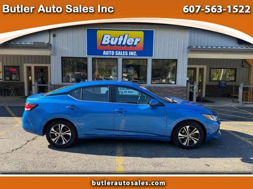 Electric Blue Metallic 2023 Nissan Sentra SV