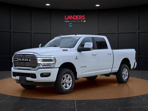 Bright White Clearcoat 2024 RAM 2500 Laramie Crew Cab 4x4 6'4' Box