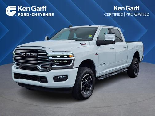 Bright White Clearcoat 2025 RAM 2500 Laramie Crew Cab 4x4 6'4' Box