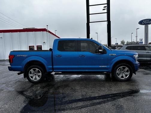 Velocity Blue Metallic 2019 Ford F-150 Lariat
