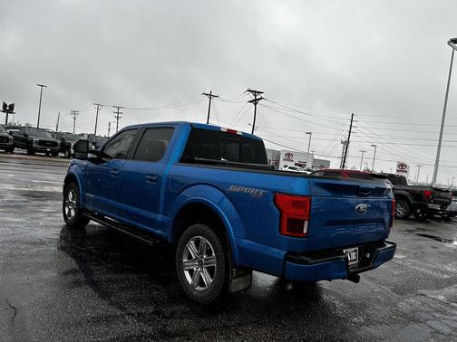 Velocity Blue Metallic 2019 Ford F-150 Lariat