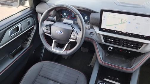 AGATE BLACK METALLIC 2025 Ford Explorer ST-LINE