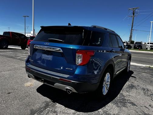 Atlas Blue Metallic 2021 Ford Explorer Limited