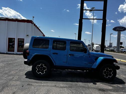 Hydro Blue Pearlcoat 2023 Jeep Wrangler 4xe Rubicon