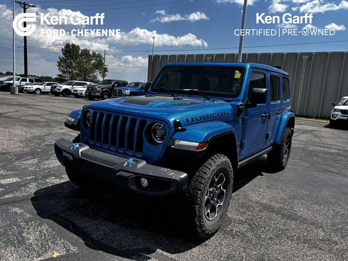 Hydro Blue Pearlcoat 2023 Jeep Wrangler 4xe Rubicon