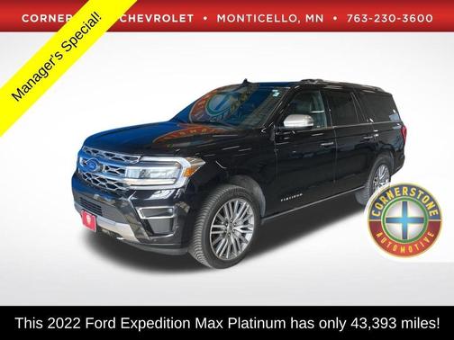Black 2022 Ford Expedition Max Platinum