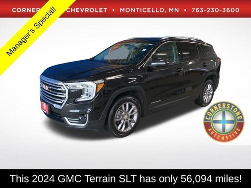 Black 2024 GMC Terrain SLT