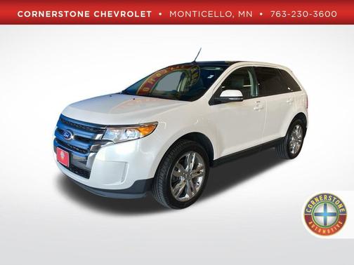 White Platinum Clearcoat Metallic 2014 Ford Edge SEL