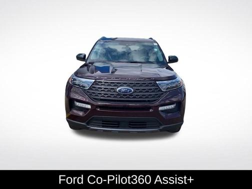 Red 2022 Ford Explorer XLT