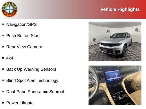Silver 2023 Jeep Grand Cherokee L Limited