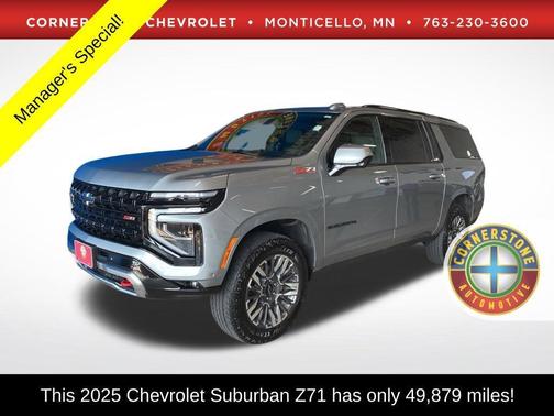 Gray 2025 Chevrolet Suburban Z71