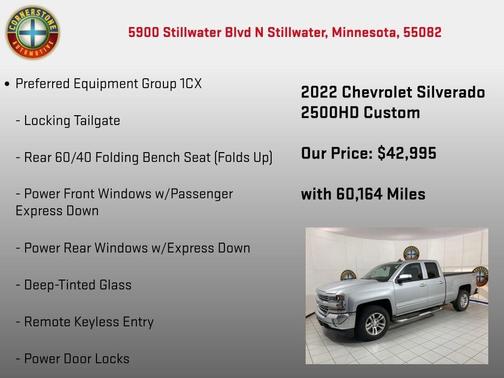 White 2022 Chevrolet Silverado 2500 Custom