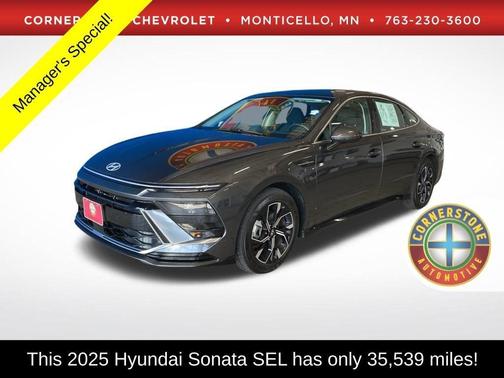 Gray 2025 Hyundai SONATA SEL