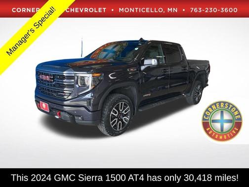 Gray 2024 GMC Sierra 1500 AT4