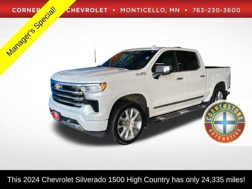 White 2024 Chevrolet Silverado 1500 High Country