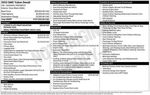 2023 GMC Yukon Denali