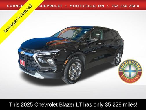 Black 2025 Chevrolet Blazer LT