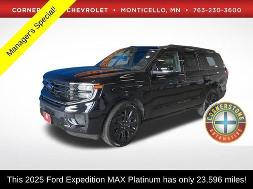 Black 2025 Ford Expedition Max Platinum