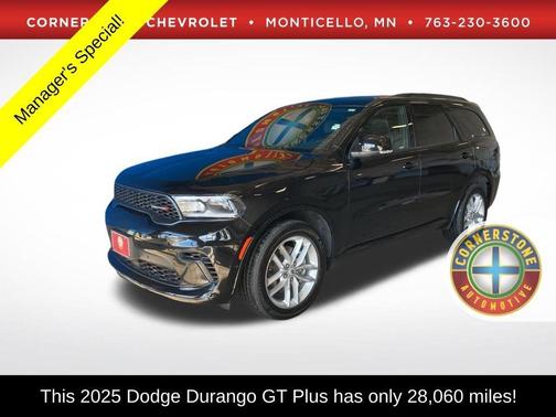 Black 2025 Dodge Durango GT